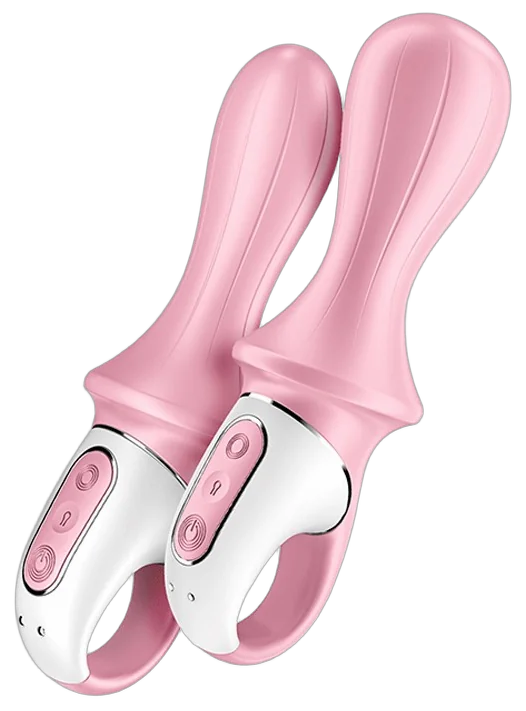 Satisfyer Air Pump Booty 5+ opblaasbare anaal vibrator roze