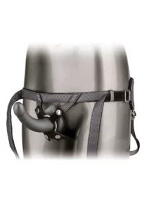 The Royal Ultra-Soft Set strap-on harnas gedragen