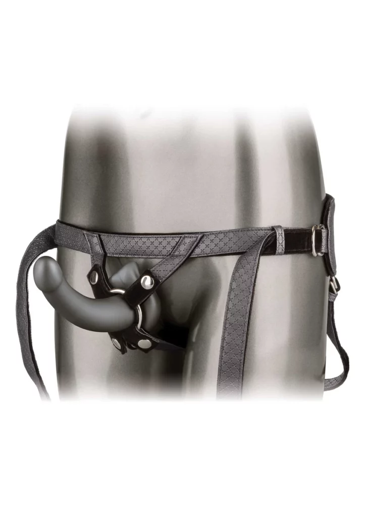 The Royal Ultra-Soft Set strap-on harnas gedragen