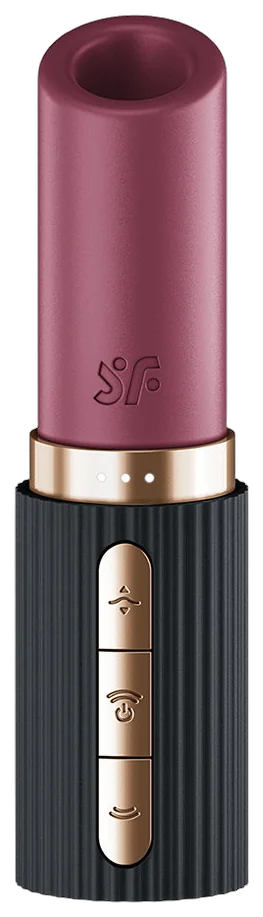 Satisfyer Deep Kiss luchtpuls-vibrator in lipstick-vorm