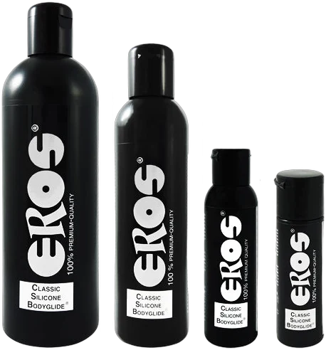 Eros Classic Silicone Bodyglide glijmiddel — verkrijgbaar van 30 ml tot 1 liter
