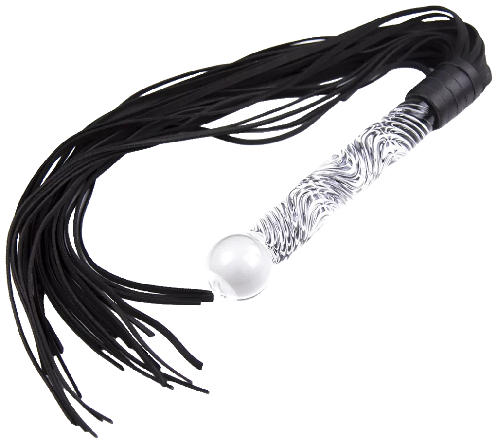Flogger met Glazen Handvat