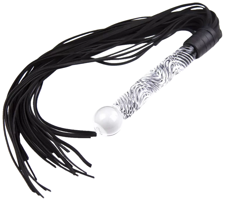 Flogger met Glazen Handvat