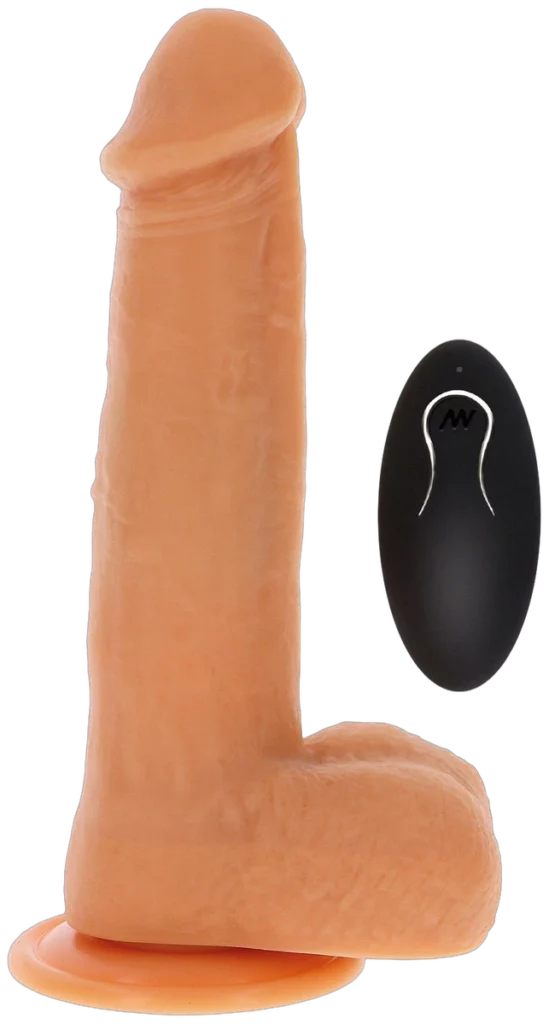 Get Real Vibrerende Dildo met Roterende Kralen