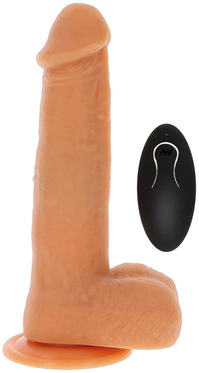 Get Real Vibrerende Dildo met Roterende Kralen