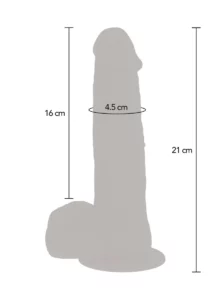 Get Real Vibrerende Dildo met Roterende Kralen