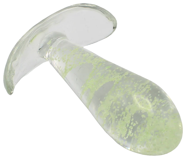 Glazen Anaalplug Glow in the Dark