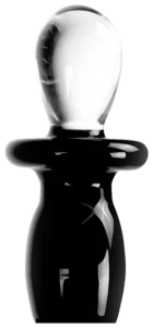 Glazen Dildo Black Deluxe