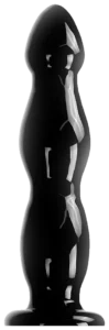 Glazen Dildo Black Deluxe