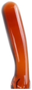 Glazen Dildo Blue & Amber Curves