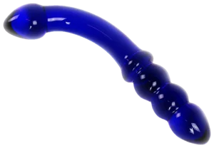 Glazen Dildo Blue Curve