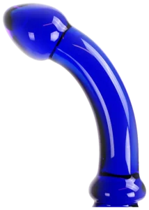 Glazen Dildo Blue Curve