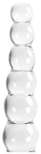 Glazen Dildo Clear Balls