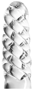 Glazen Dildo Clear Double