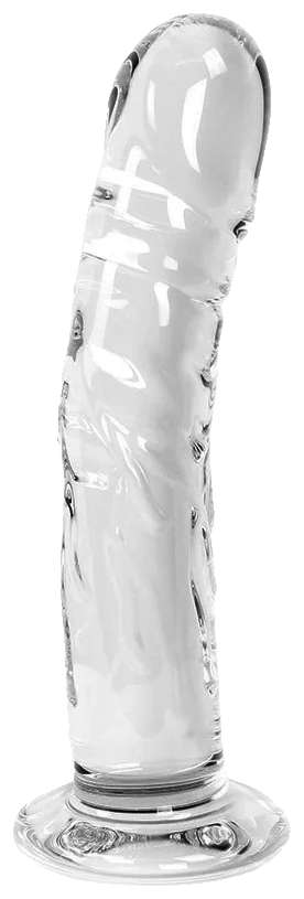 Glazen Dildo Clear Penis Round