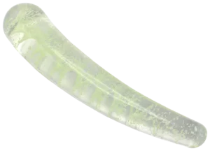Glazen Dildo Curve Glow in the Dark
