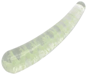 Glazen Dildo Curve Glow in the Dark