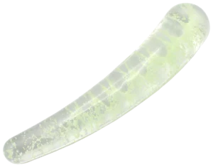 Glazen Dildo Curve Glow in the Dark