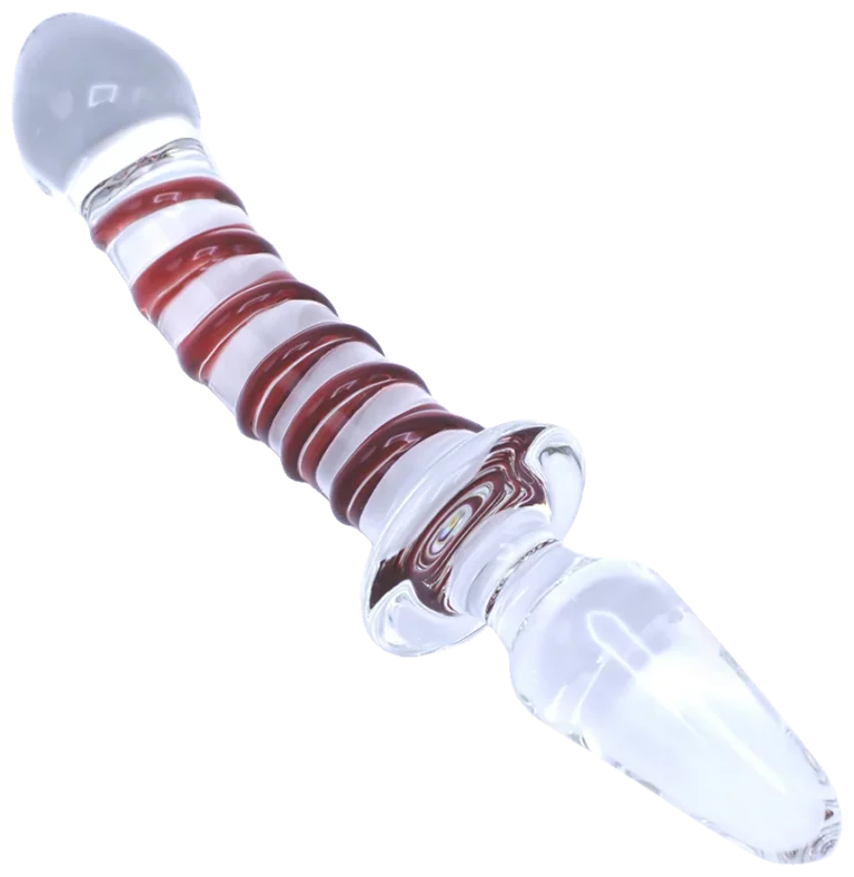 Glazen Dildo & Plug Swirl