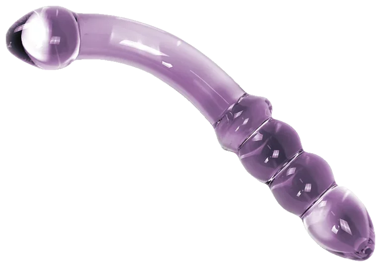 Glazen Dildo Purple Curve