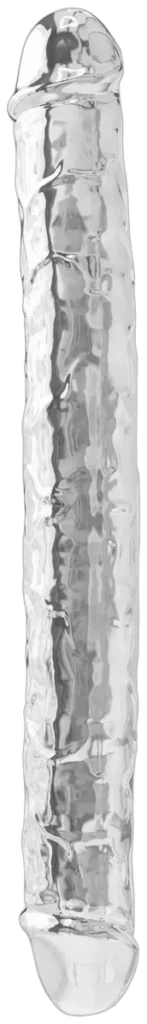 Clear Double Dong 34,5 cm