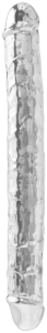 Clear Double Dong 34,5 cm