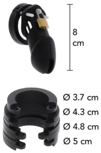 Chastity Cock Cage Silicone Large