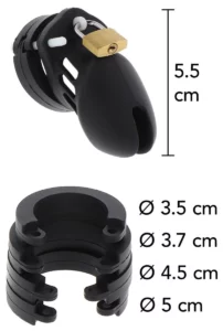 Chastity Cock Cage Silicone Small