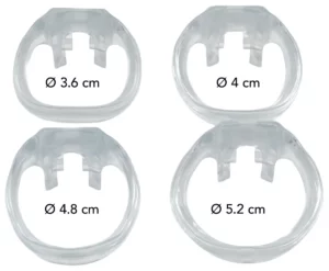 Clear Control Cock Cage