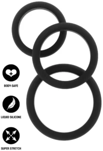 Stamina Premium C-Rings 3 Pcs Set