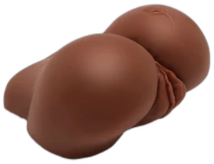 Big Ass Banger Vibrating - bruine huidtint