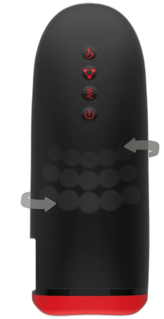 Hidden Desire Fusion X Beaded Tongue Masturbator