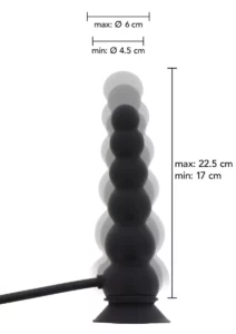 Inflatable Suction Plug Expert met afmetingen