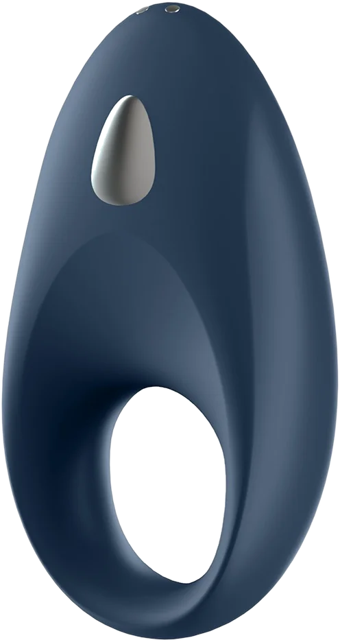 Satisfyer Mighty One vibrerende cockring met app blauw