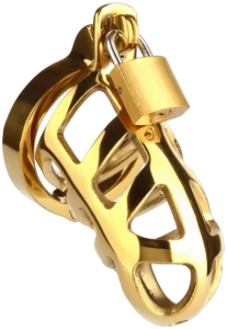 Brutal Chastity Cage Gold