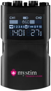 Mystim Tension Lover 2 e-stim apparaat vooraanzicht