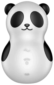 Satisfyer Pocket Panda dubbele luchtpuls-vibrator in panda-design