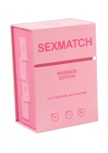 Sexmatch Massage Edition kaartspel voor koppels, verpakking