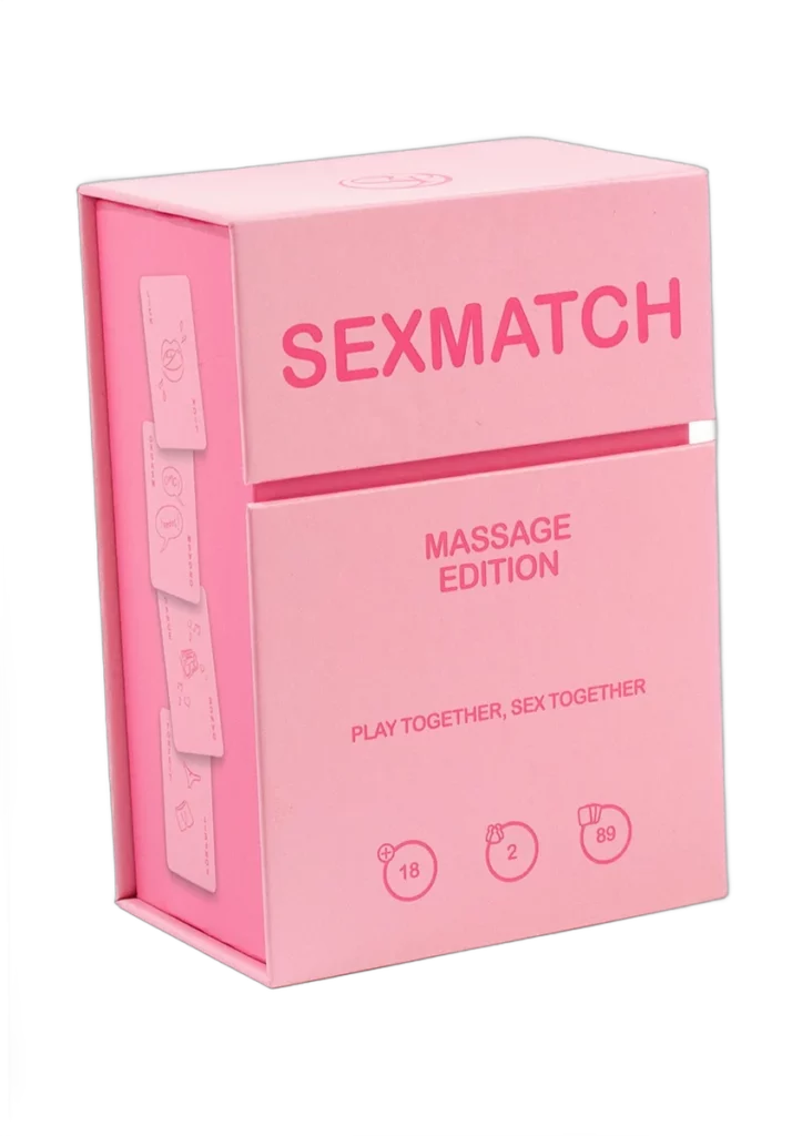 Sexmatch Massage Edition kaartspel voor koppels, verpakking