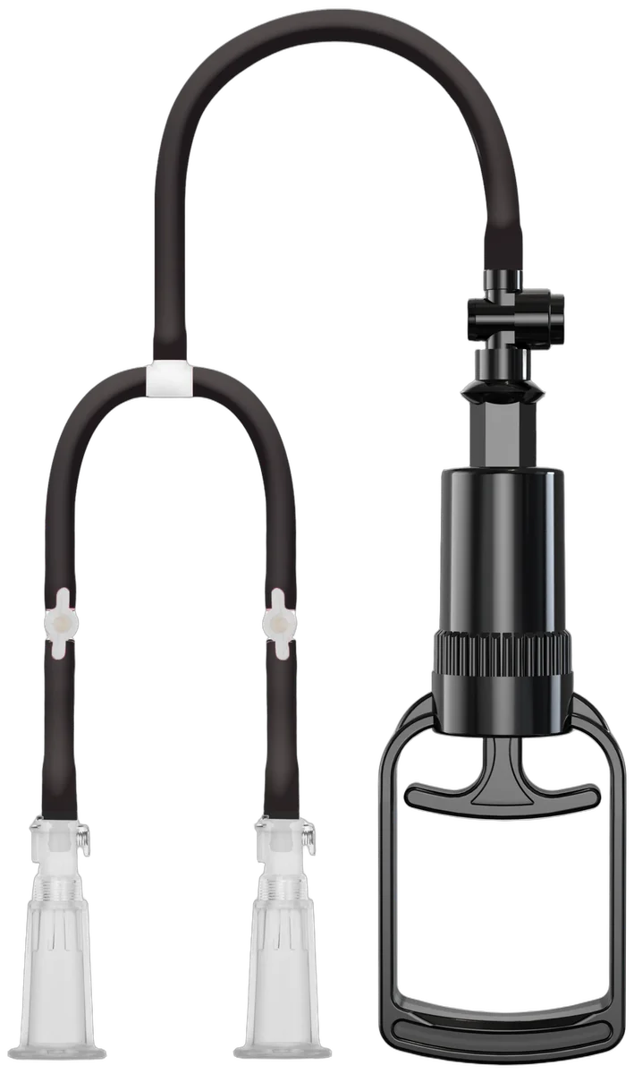 She.E.O Vacuum Nipple Pleasure Pump tepelpomp met twee zuigcups