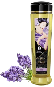 Shunga - Massage Olie - Sensation Lavender