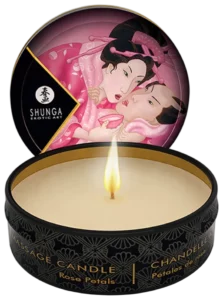 Shunga - Mini Massagekaars (30 ml) - Rose Petals