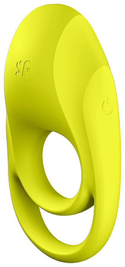 Satisfyer Spectacular Duo vibrerende cockring neongeel