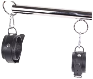 Spreader Bar Set - Zwart Leer