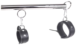 Spreader Bar Set - Zwart Leer