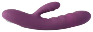 Svakom Avery rabbit vibrator in paars, liggend