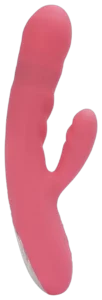 Svakom Avery rabbit vibrator in strawberry pink