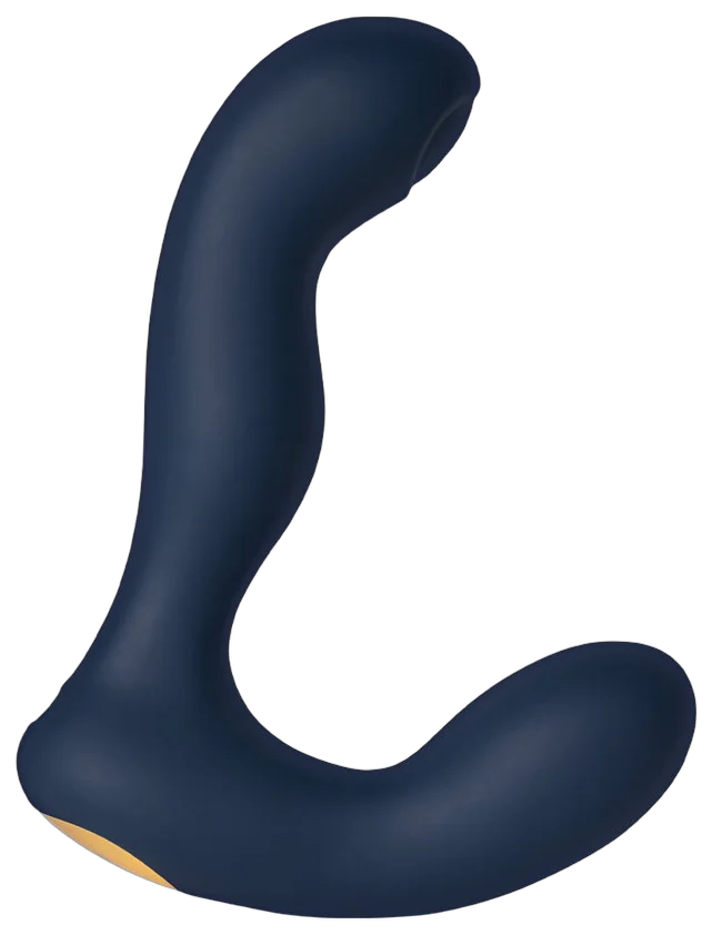 Svakom - Iker Neo - Pulserende Prostaat Vibrator (App, Marineblauw)