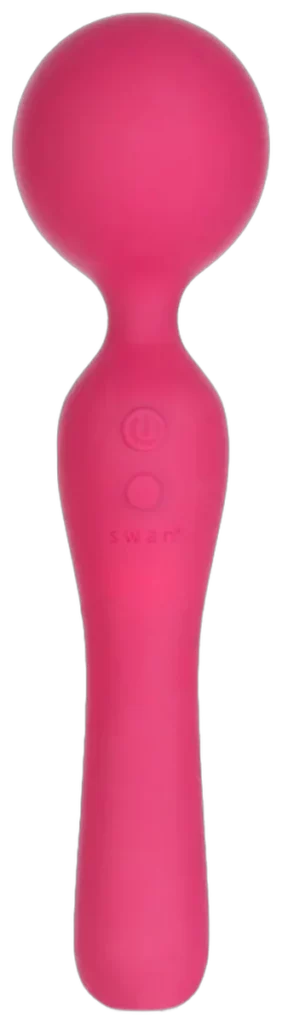 Swan Sceptre dual-use wand massager in roze