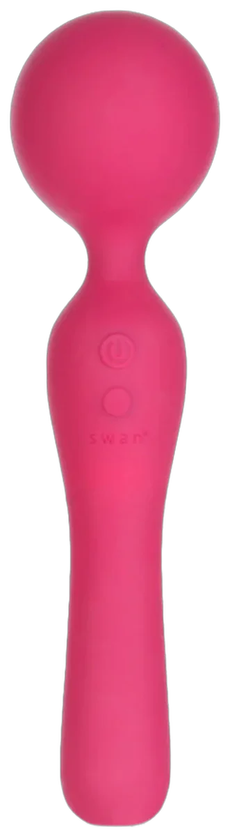 Swan Sceptre dual-use wand massager in roze